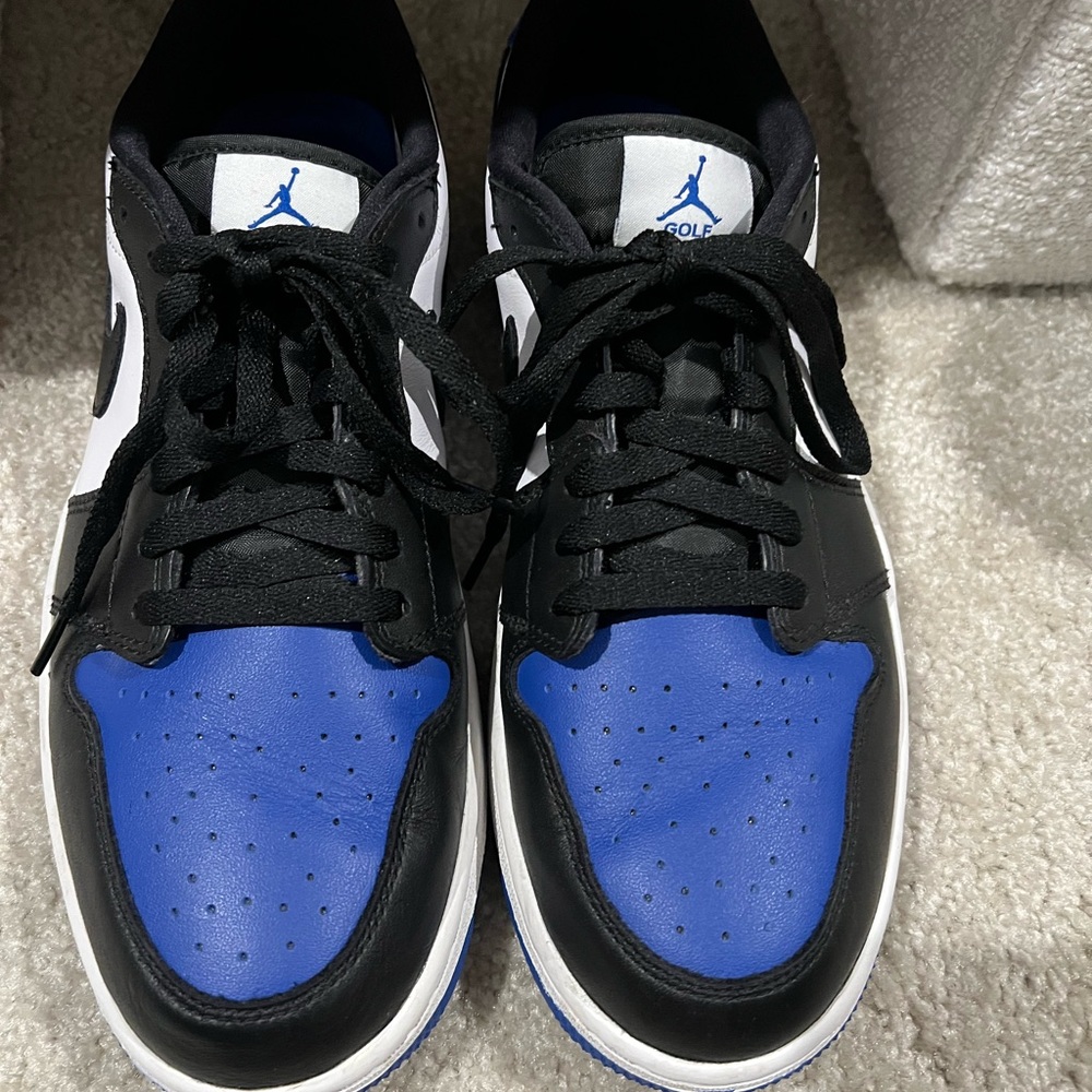 Nike Men's Black and Blue Sneakers
